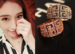 鹿晗约吧大明星戒指,闪耀明星风采，见证璀璨时刻